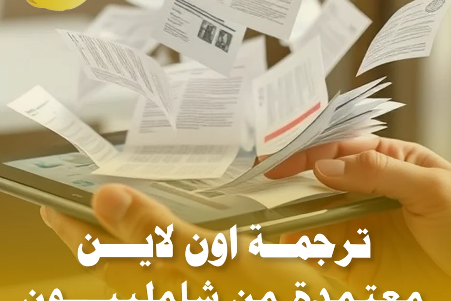 ترجمة اون لاين معتمدة من شاملبيون