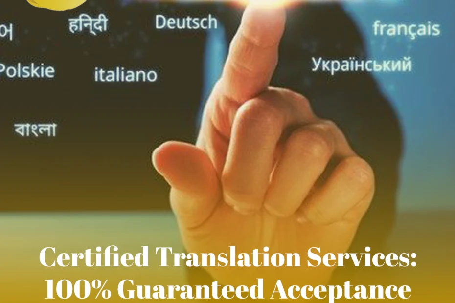 Certified Translation Services
