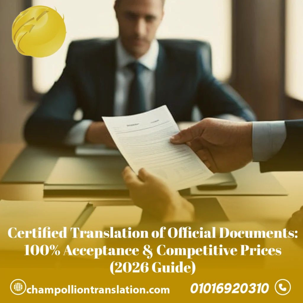 Certified Translation of Official Documents