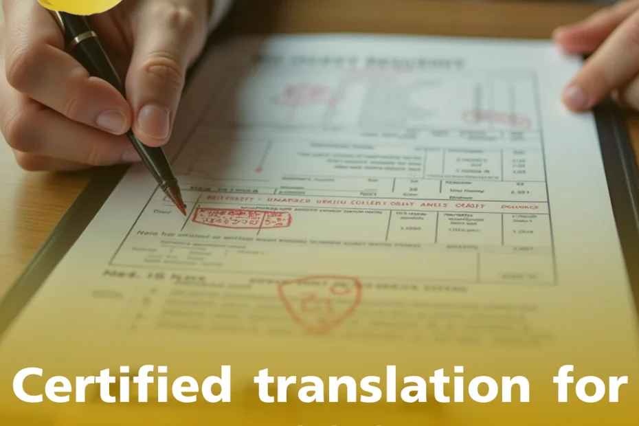 Certified translation for USCIS